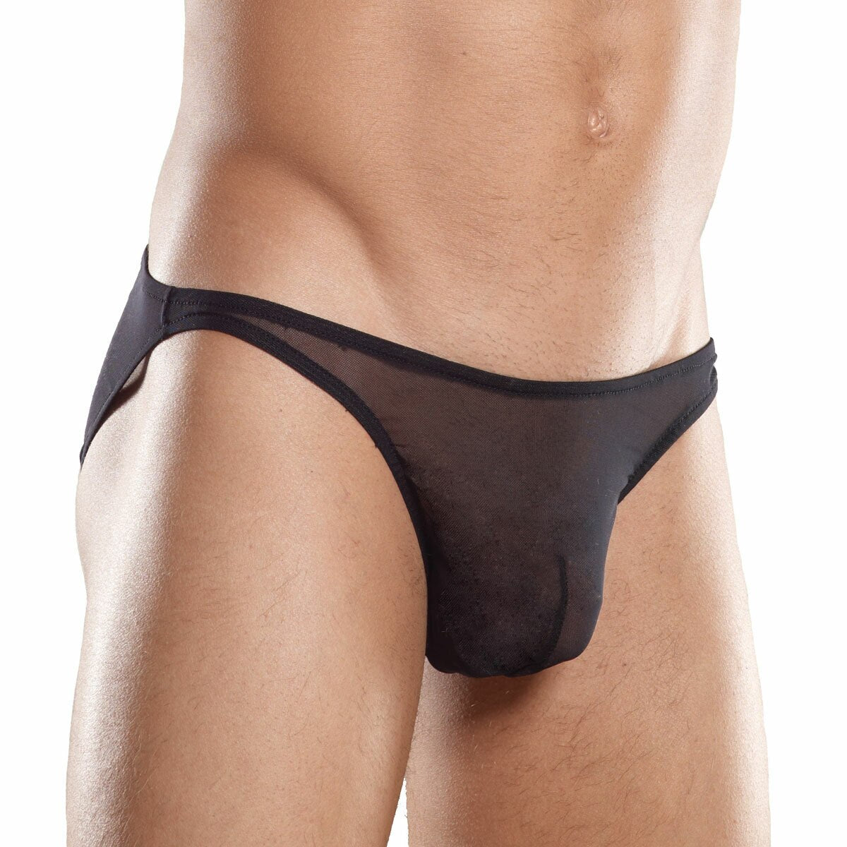 Stretch Sheer Wonder Bikini Brief Black