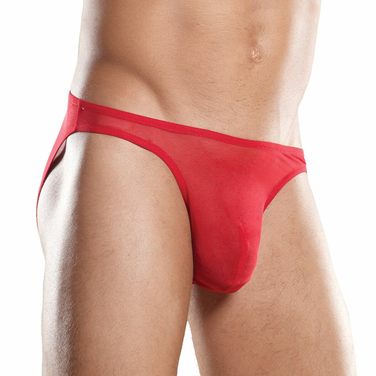 Stretch Sheer Wonder Bikini Brief Red