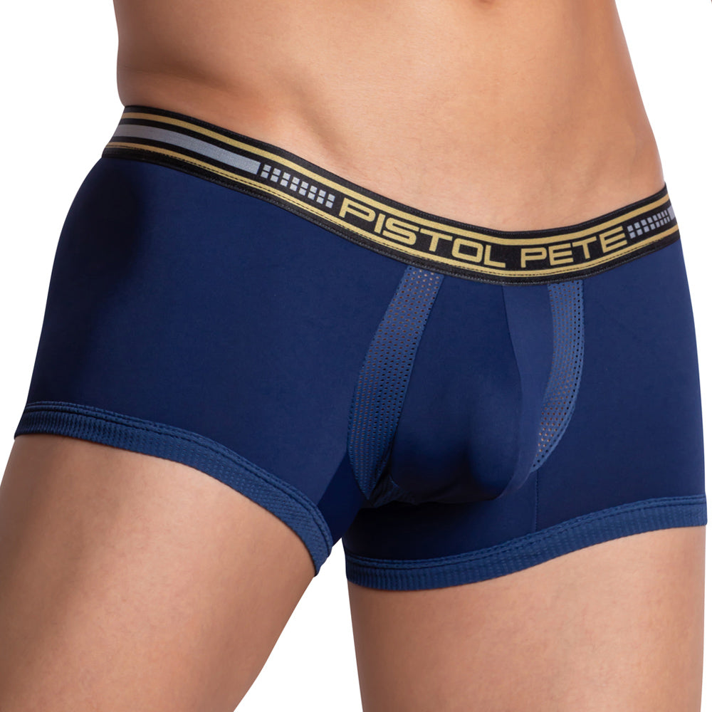 Pistol Pete PPG041 Sheer Pouch Boxer Navy