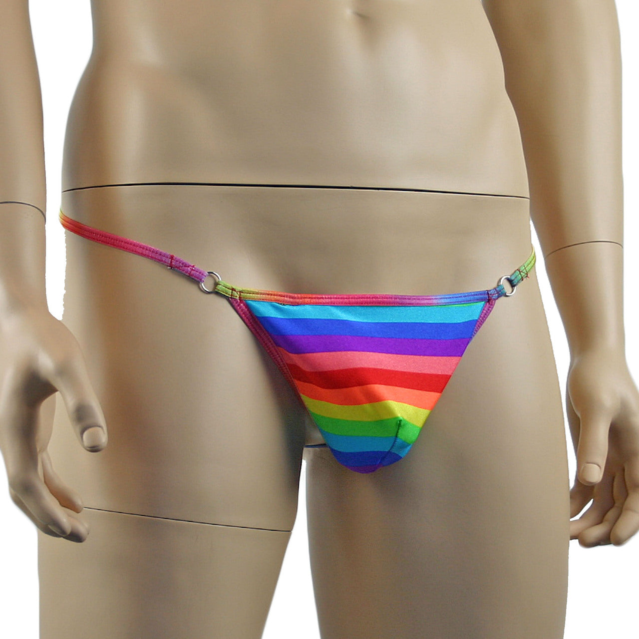 Mens Rainbow Gay Pride Lycra G string