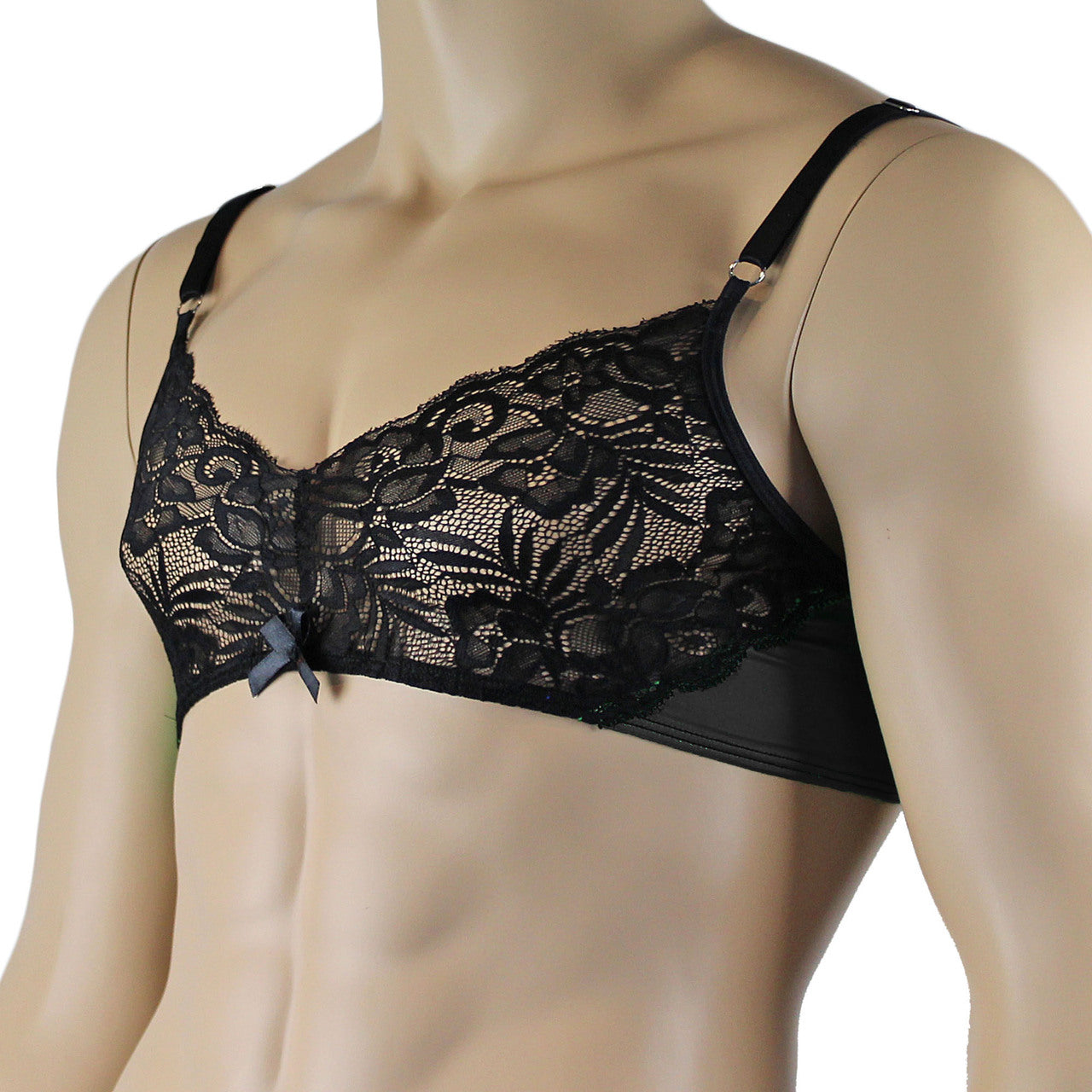Mens Risque Bra Top (black and black plus other colours)