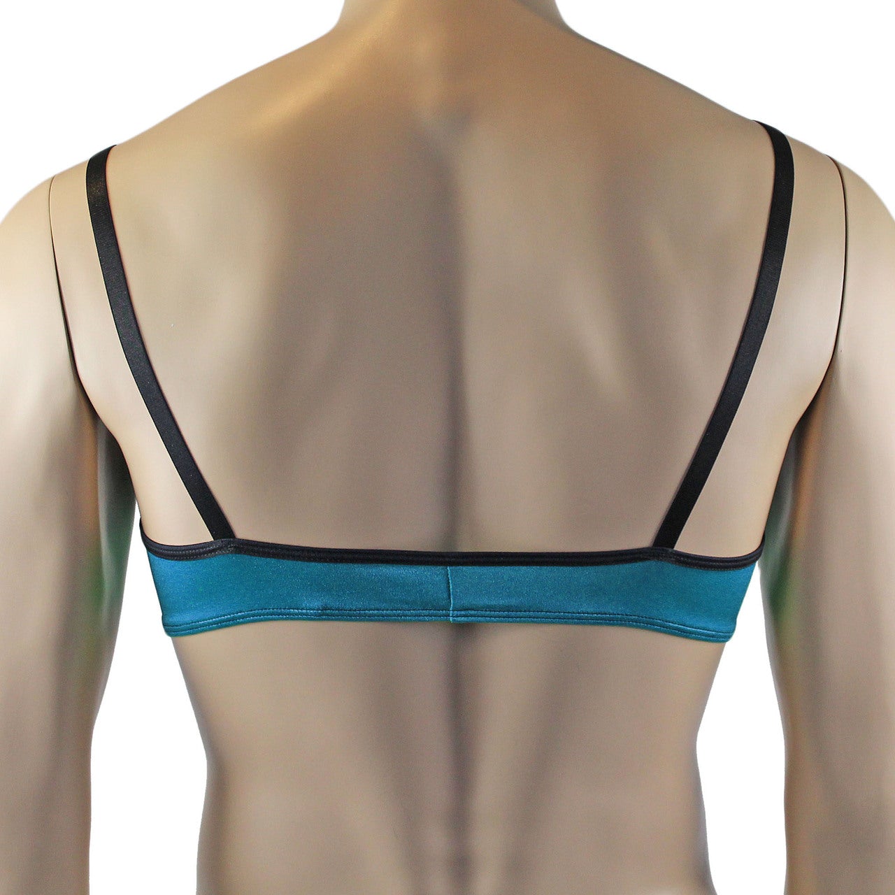 Mens Risque Bra Top (teal and black plus other colours)