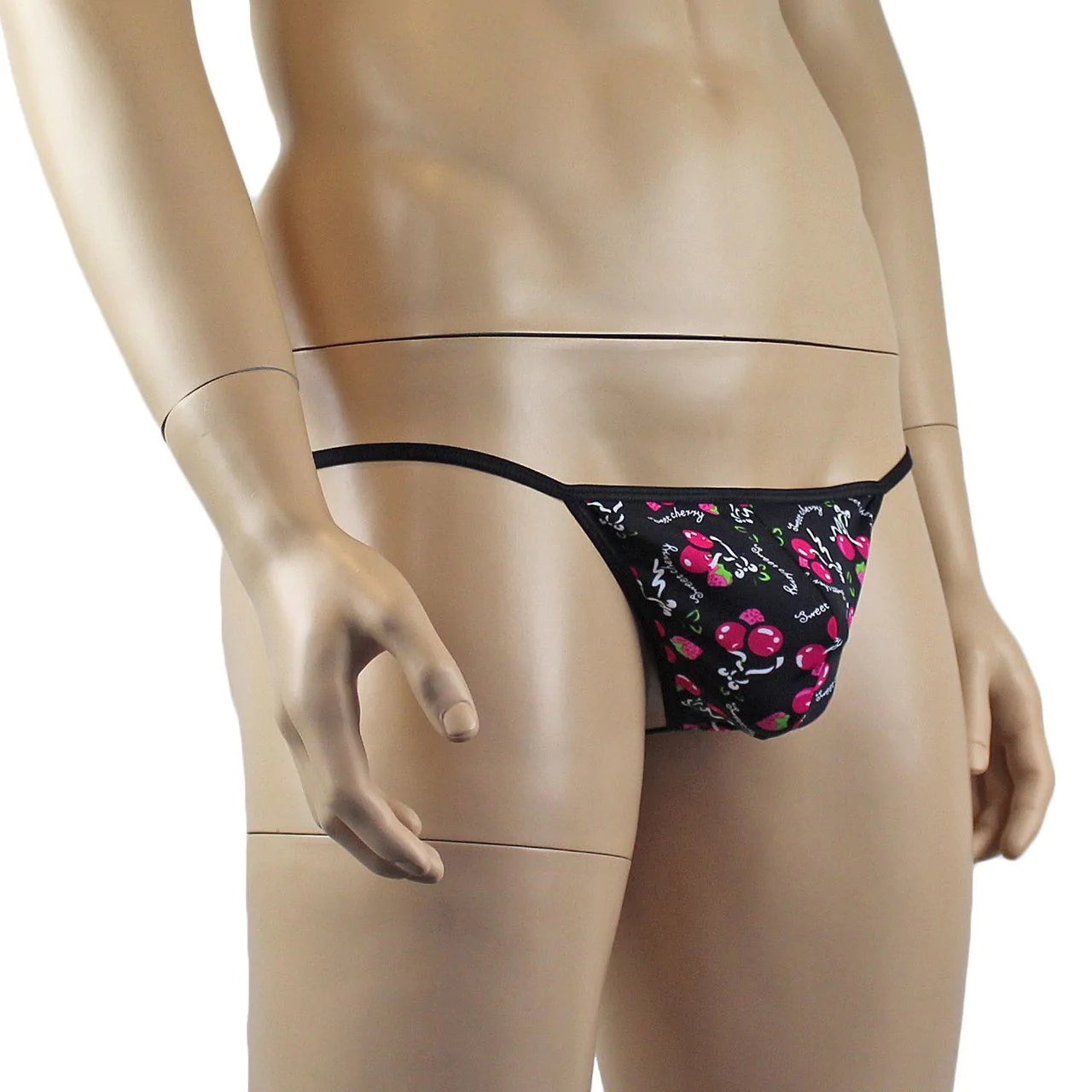 Mens Sweet Cherry Pouch G string with V back