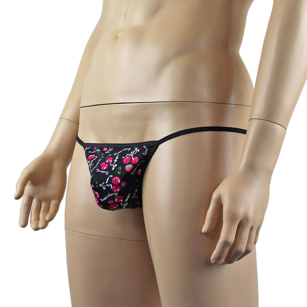 Mens Sweet Cherry Pouch G string with V back