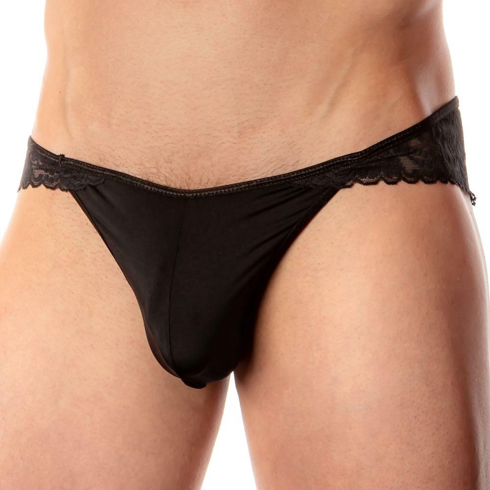 JCSTK - Secret Male SMI026 Mens Carnation Bikini Brief Black