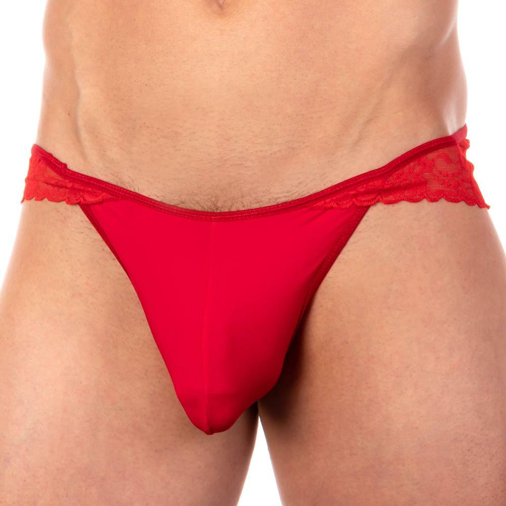 Secret Male Mens Carnation Bikini Brief Red