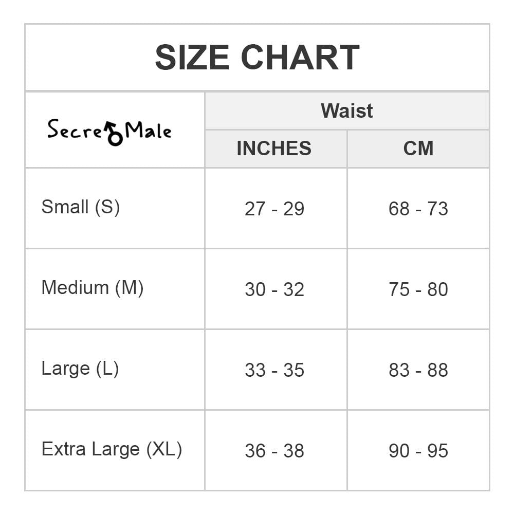 Mens Secret Male Lingerie Bikini Briefs Black