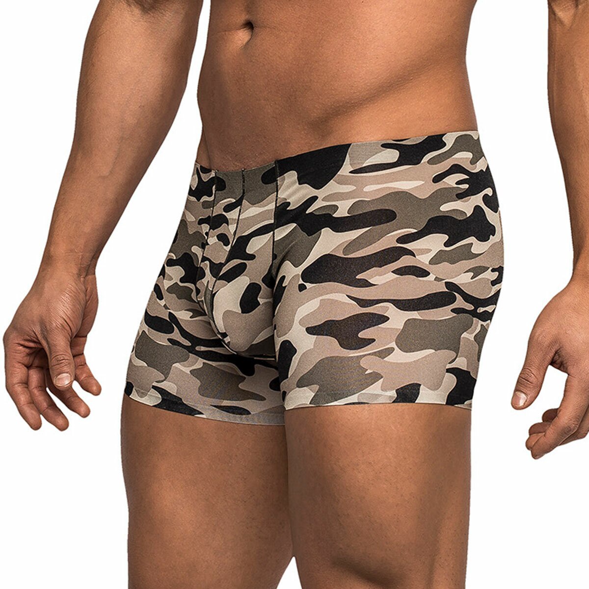 SALE - Mens Seamless Mini Boxer Brief Commando Style