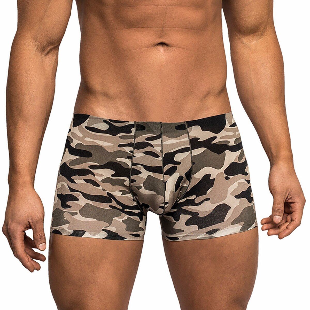 SALE - Mens Seamless Mini Boxer Brief Commando Style